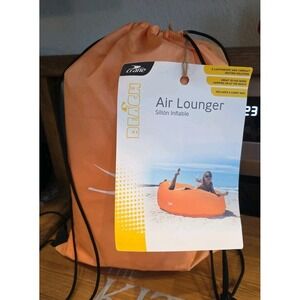 NEW Crane Portable Inflatable Air Lounger Sofa w bag Outdoor Beach‎ Pool Orange